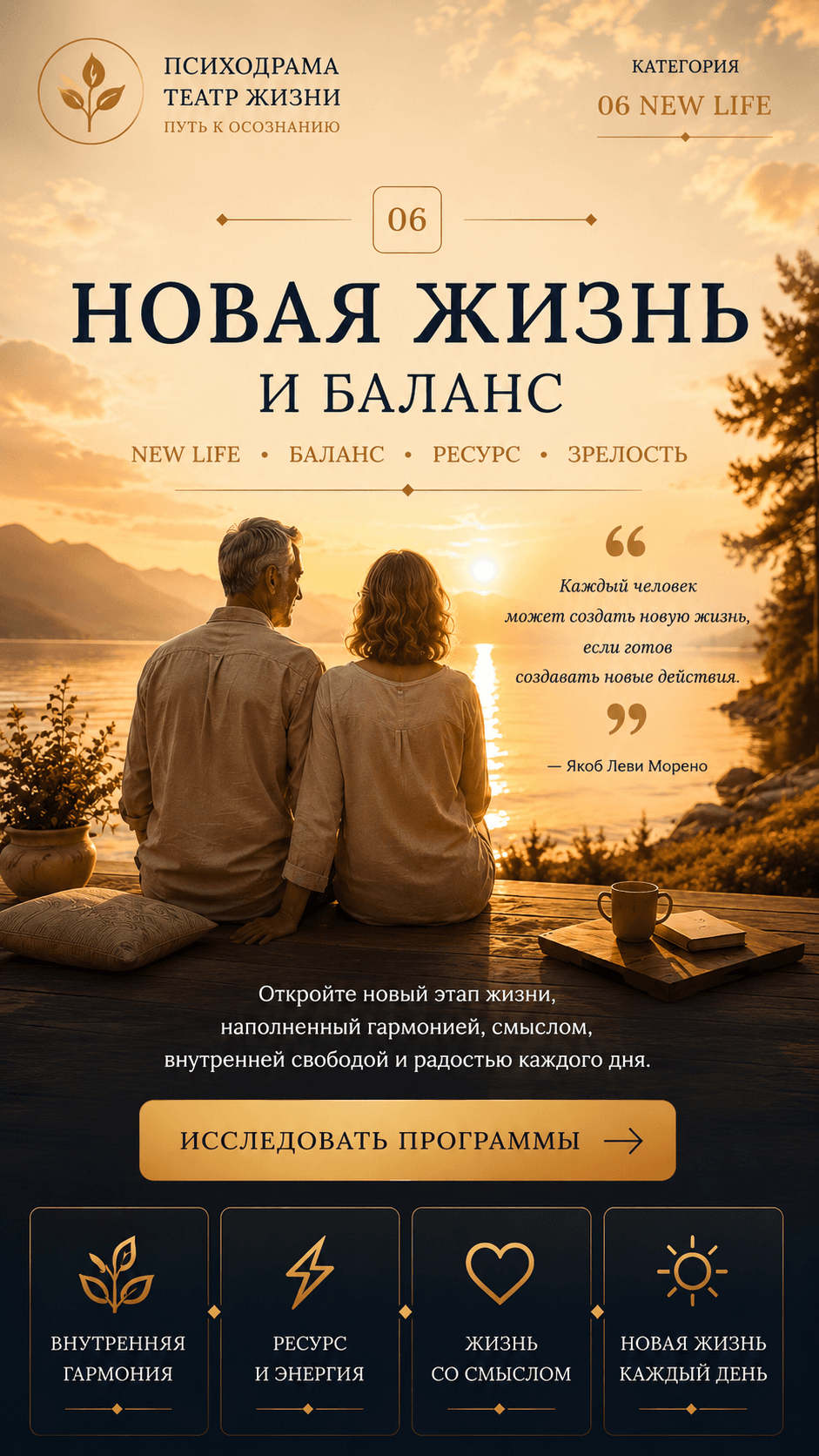 Новая жизнь и баланс — Углубление программы