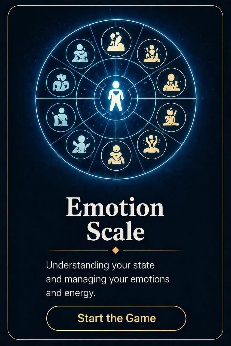 Emotion Scale psychodrama game card