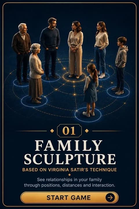 Family Sculpture psychodrama game card