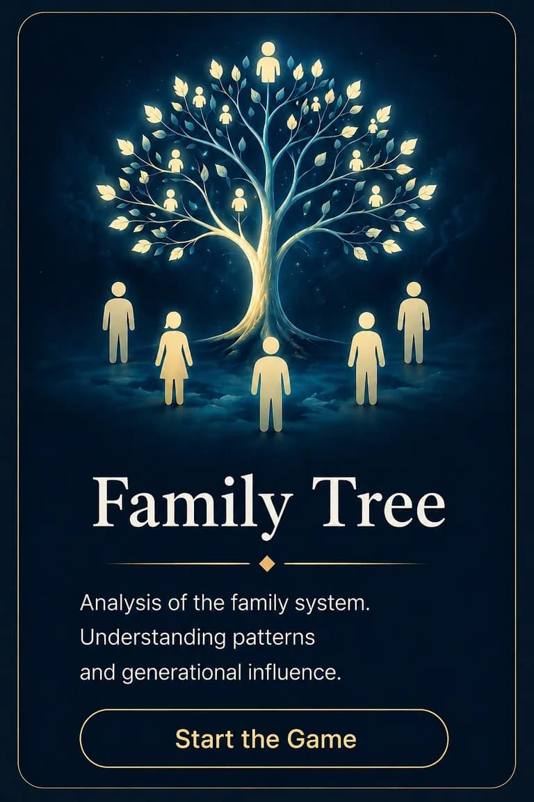 Family Tree psychodrama game card