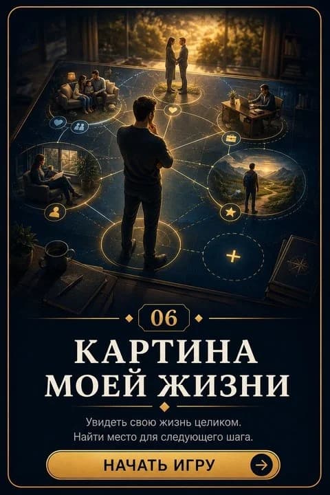 Карточка психодраматической игры Картина моей жизни