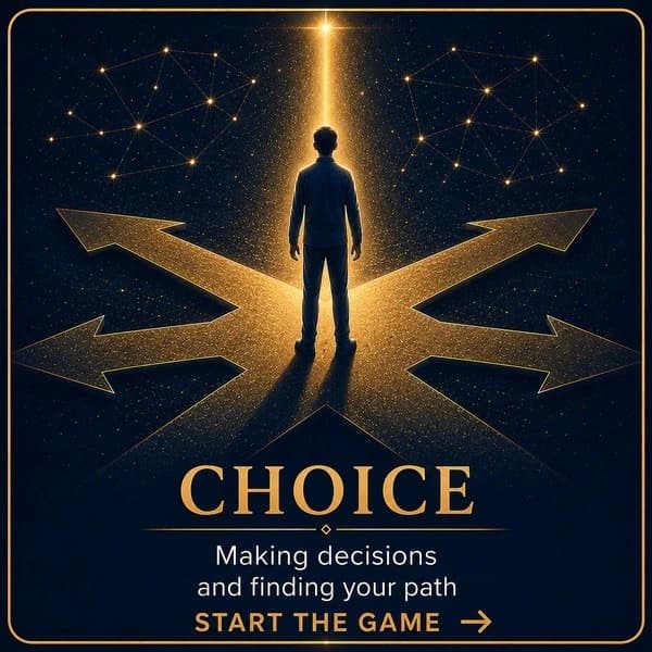 Choice psychodrama game card
