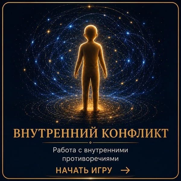 Карточка психодраматической игры Внутренний конфликт