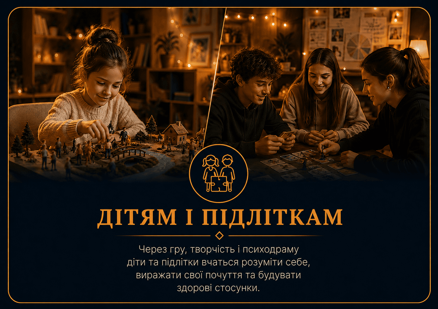 Дітям і підліткам